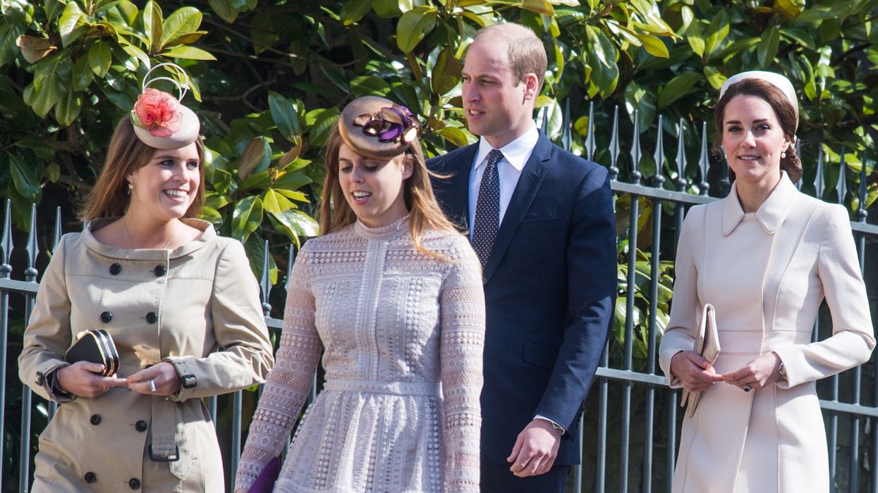 Eugenie, Beatrice, William and Kate