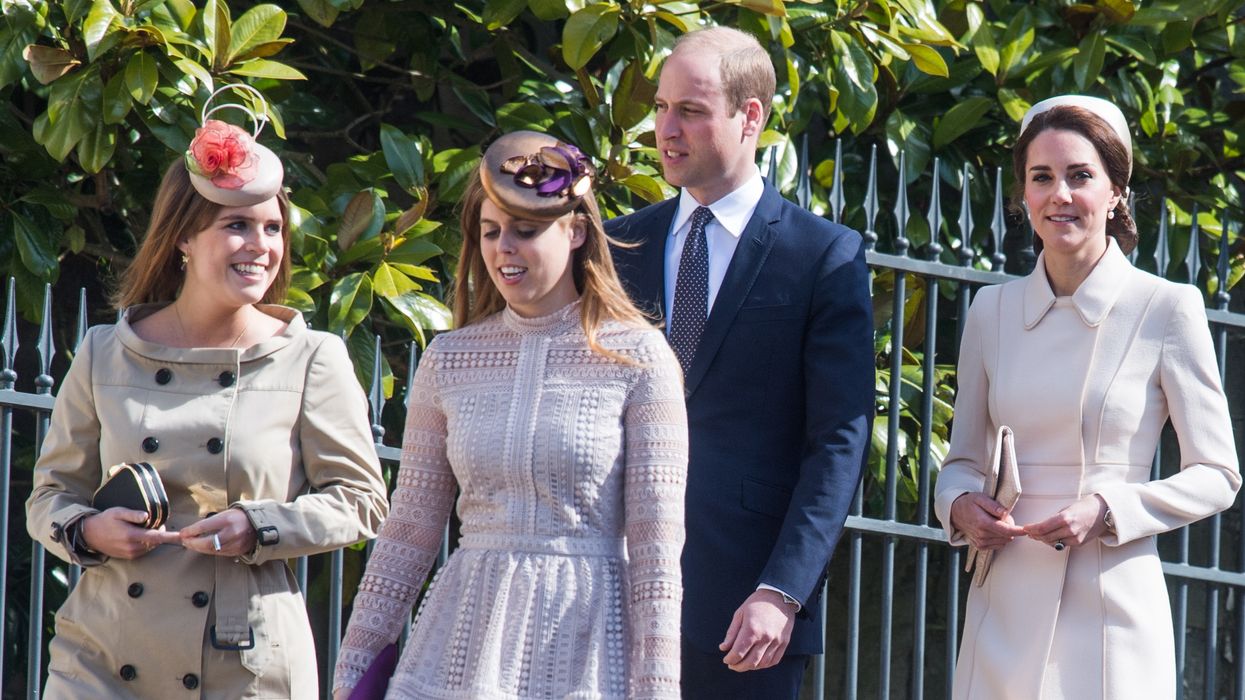 Eugenie, Beatrice, William and Kate