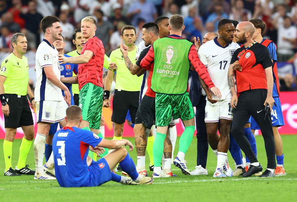 Euro 2024 Declan Rice England Slovakia