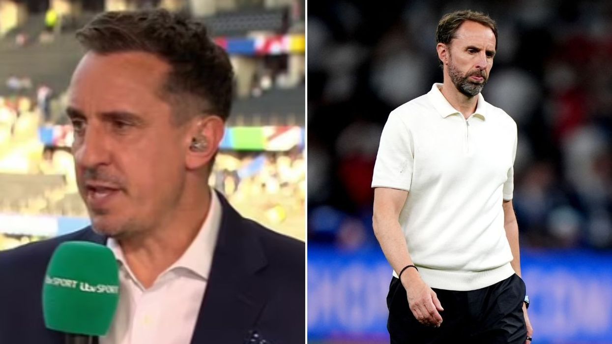 Euro 2024 final Gary Neville Gareth Southgate England Spain