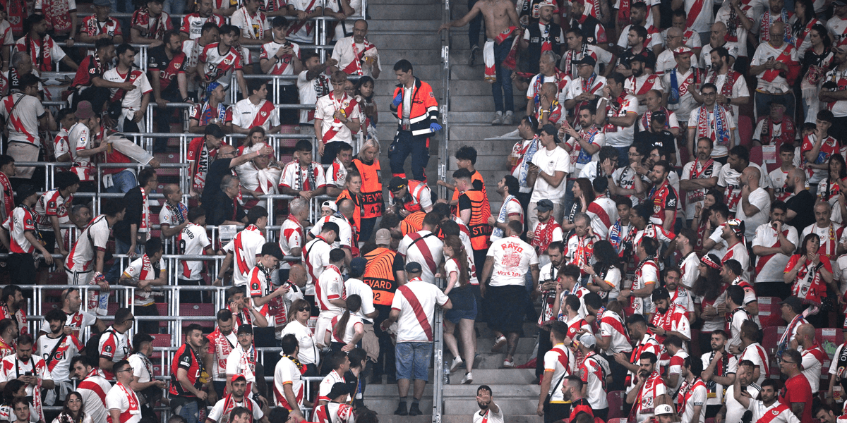 Crystal Palace’s Europa Conference League final delayed due to medical emergency in stands Crystal Palace’s Europa Conference League final delayed due to medical emergency in stands