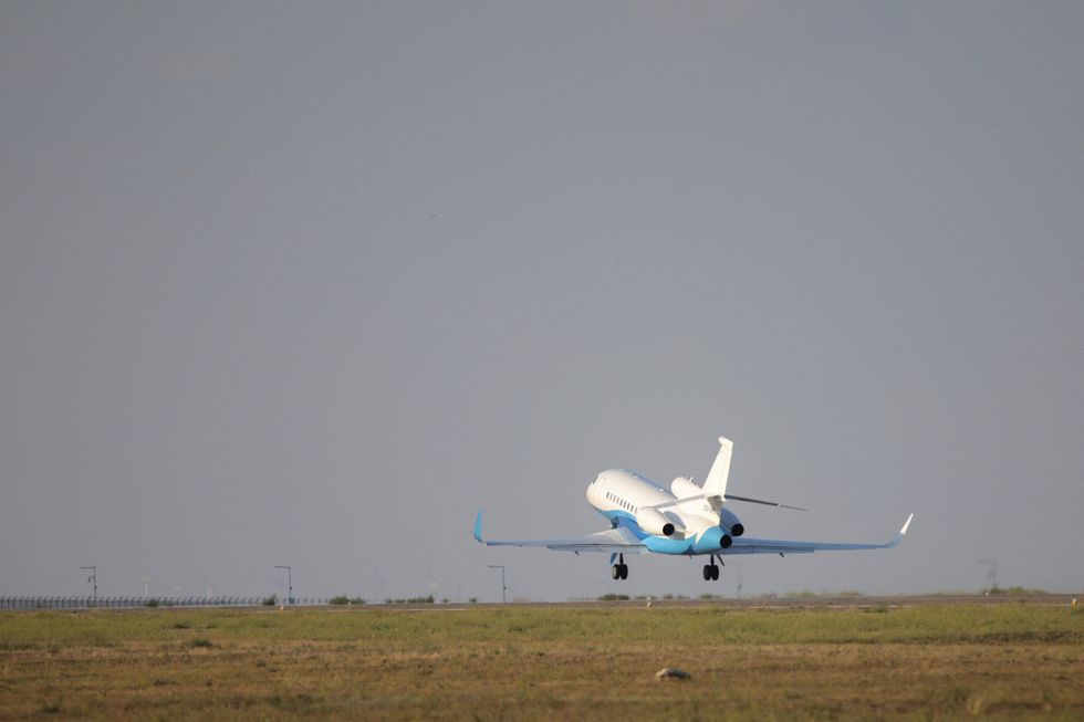 European Commission President Ursula von der Leyen's plane