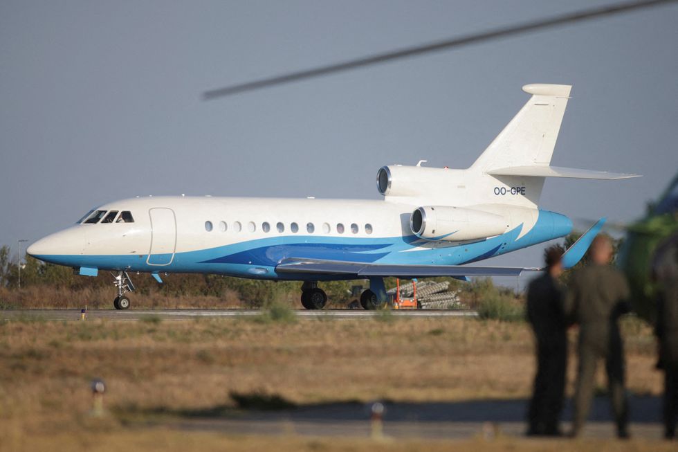 European Commission President Ursula von der Leyen's plane