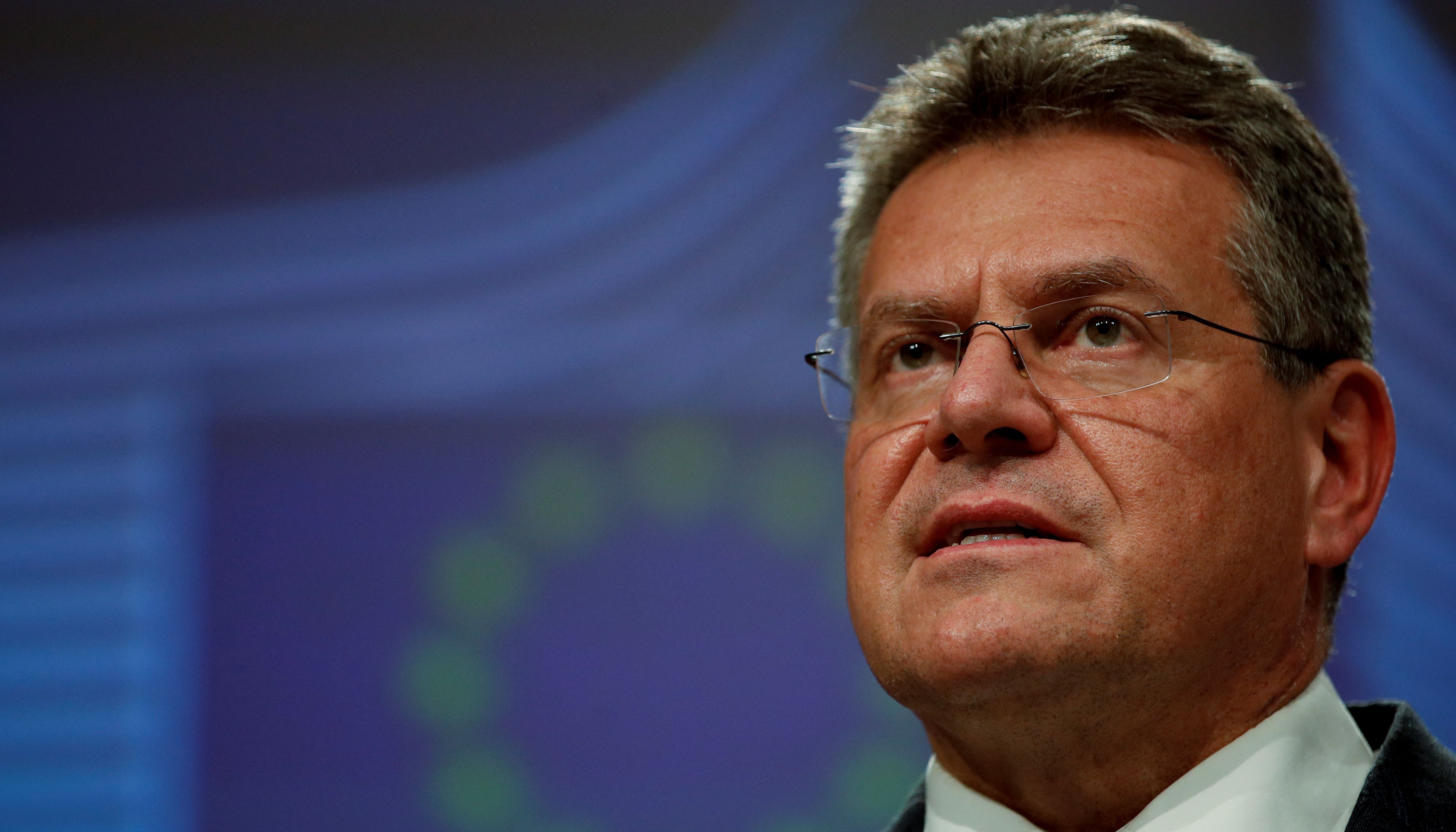 European Commission Vice-President Maros Sefcovic slammed the decision to scrap parts of the Protocol