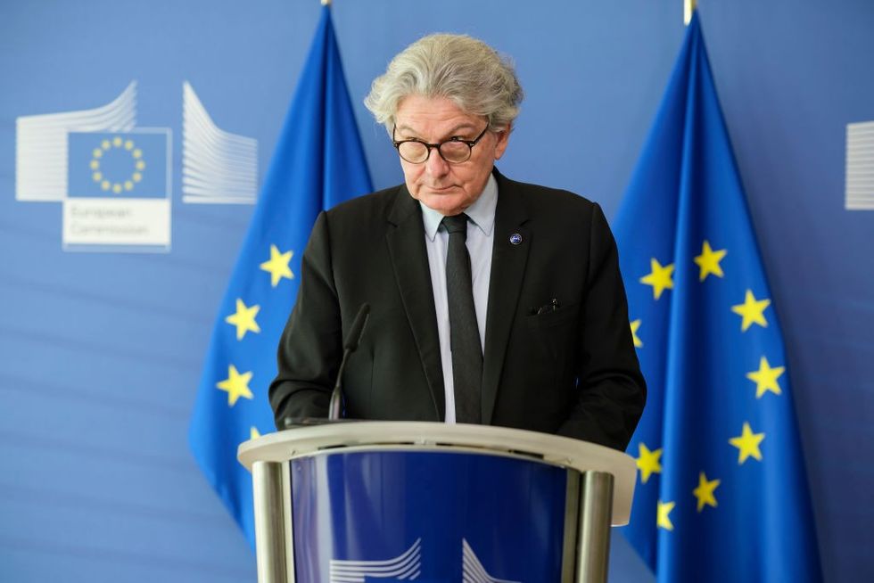 European Commissioner for Internal Market Thierry Breton