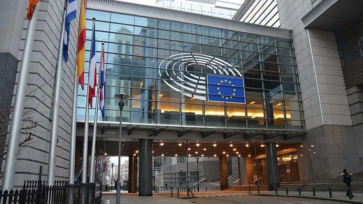 European Parliament building in Brussels