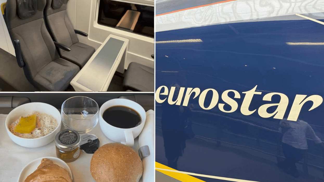 Eurostar Standard carriage / breakfast in Premier / Eurostar train