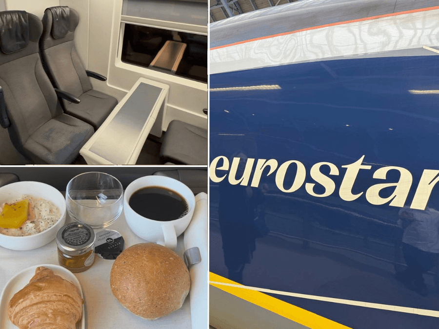 Eurostar Standard carriage / breakfast in Premier / Eurostar train