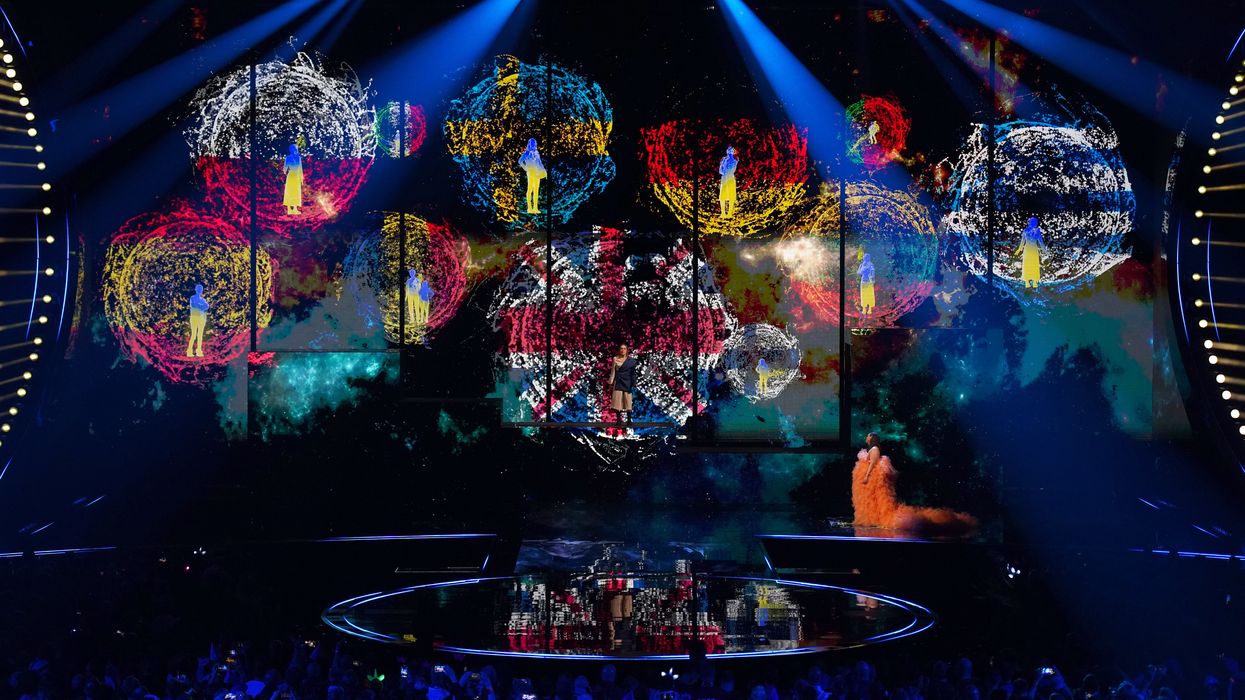 Eurovision song contest stage
