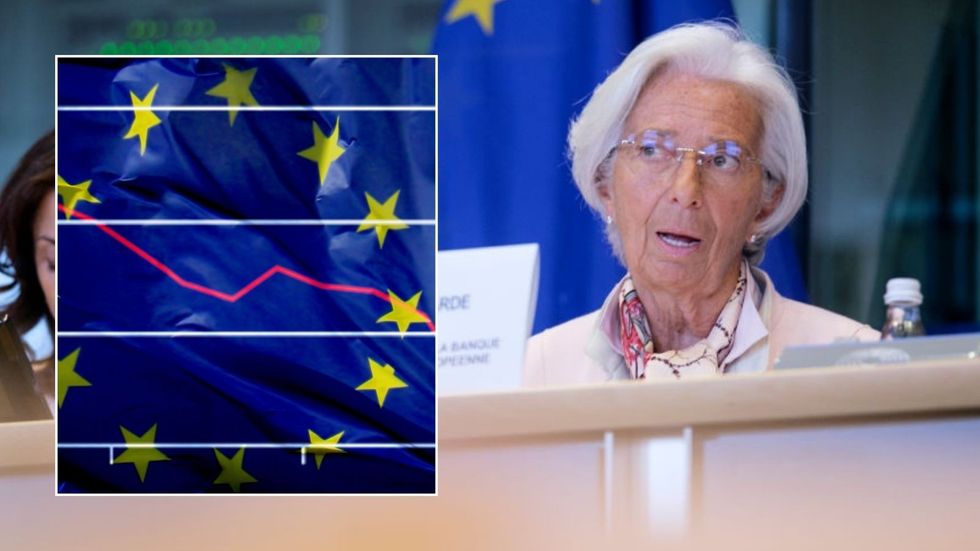 Eurozone and Christine Lagarde, ECB President