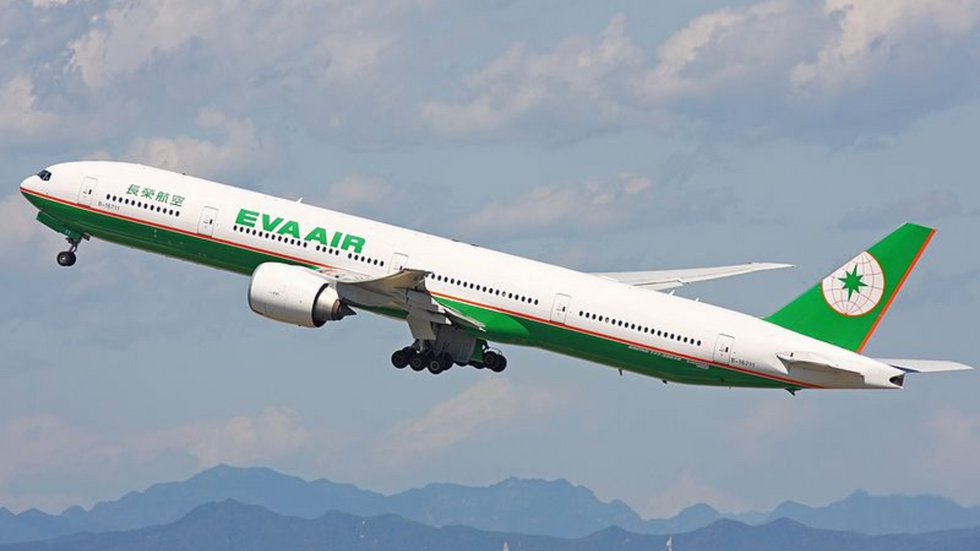 EVA Air plane