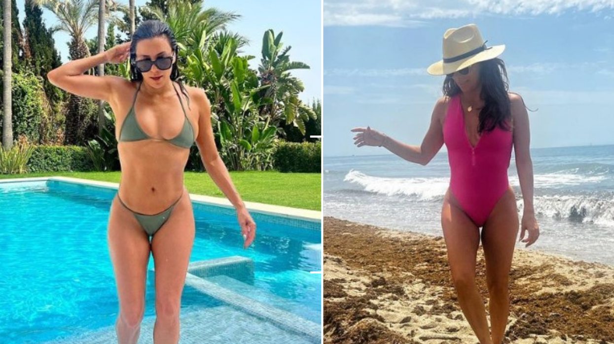 Eva Longoria on beach