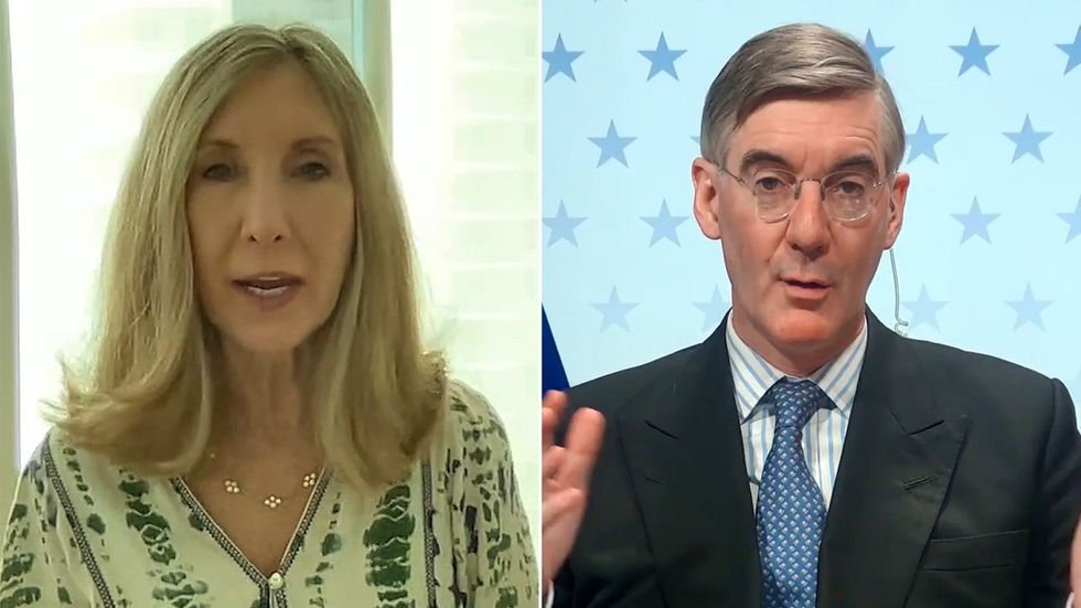 Eva Rito and Jacob Rees-Mogg