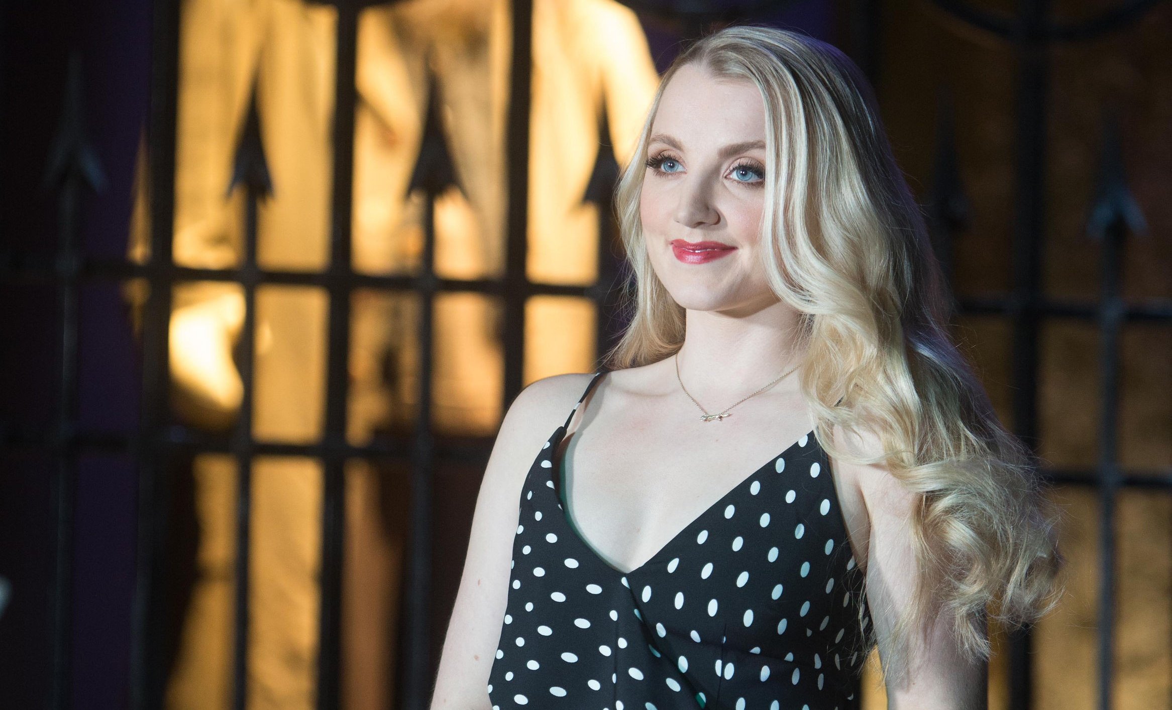 Evanna Lynch at a Harry Potter event