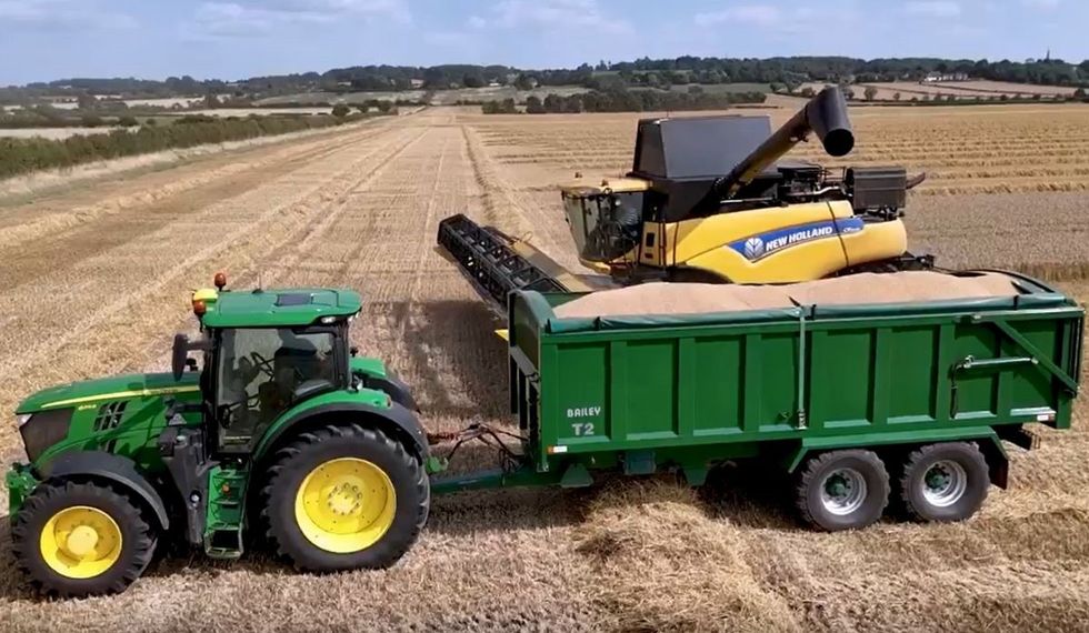 Even where crop yields have been average or good, Andrew says he faces selling his wheat and barley for less than the price more than 10 years ago
