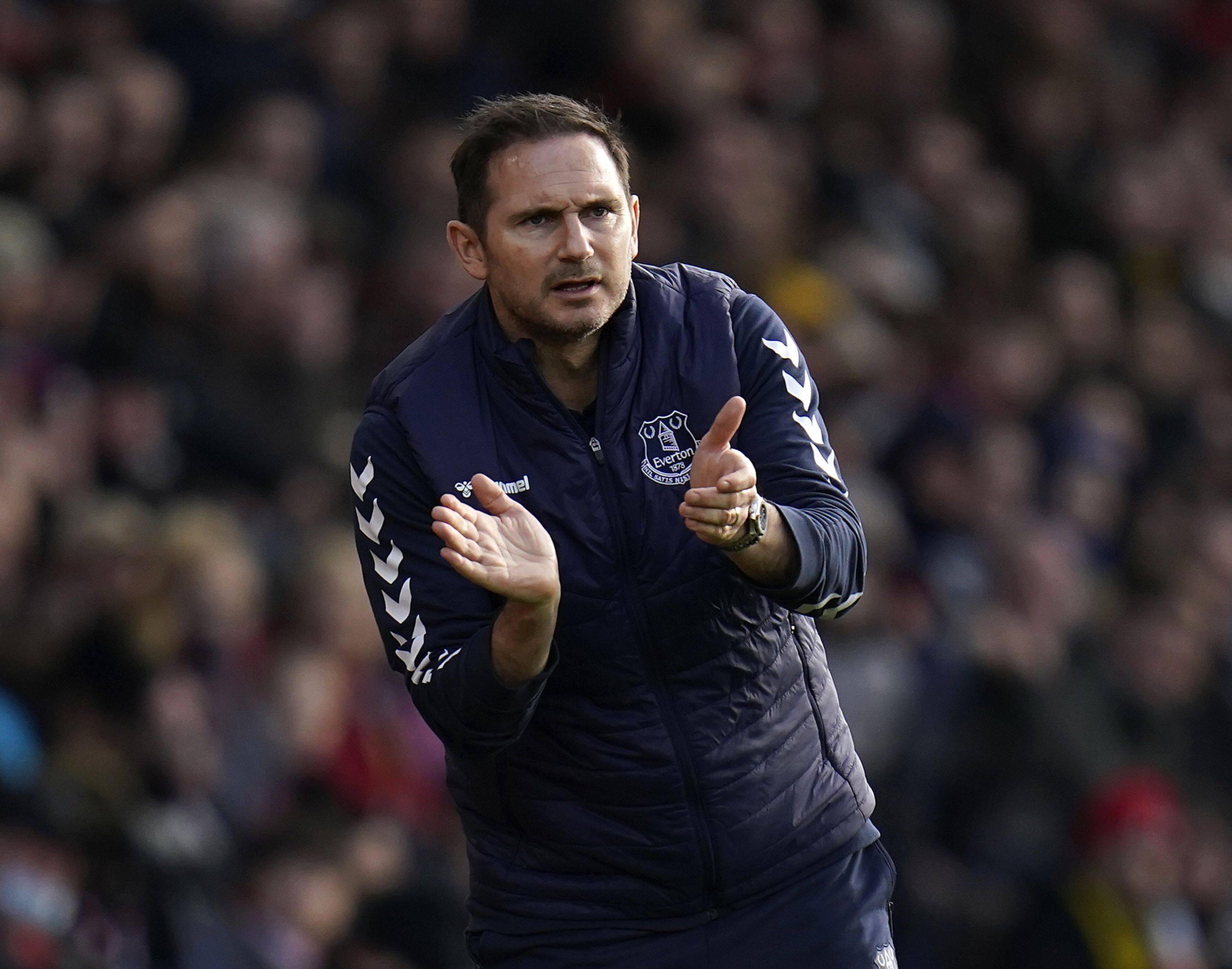 Everton manager Frank Lampard who insists the sanctioning of one of the clubs main sponsors Alisher Usmanov has not impacted on his work.