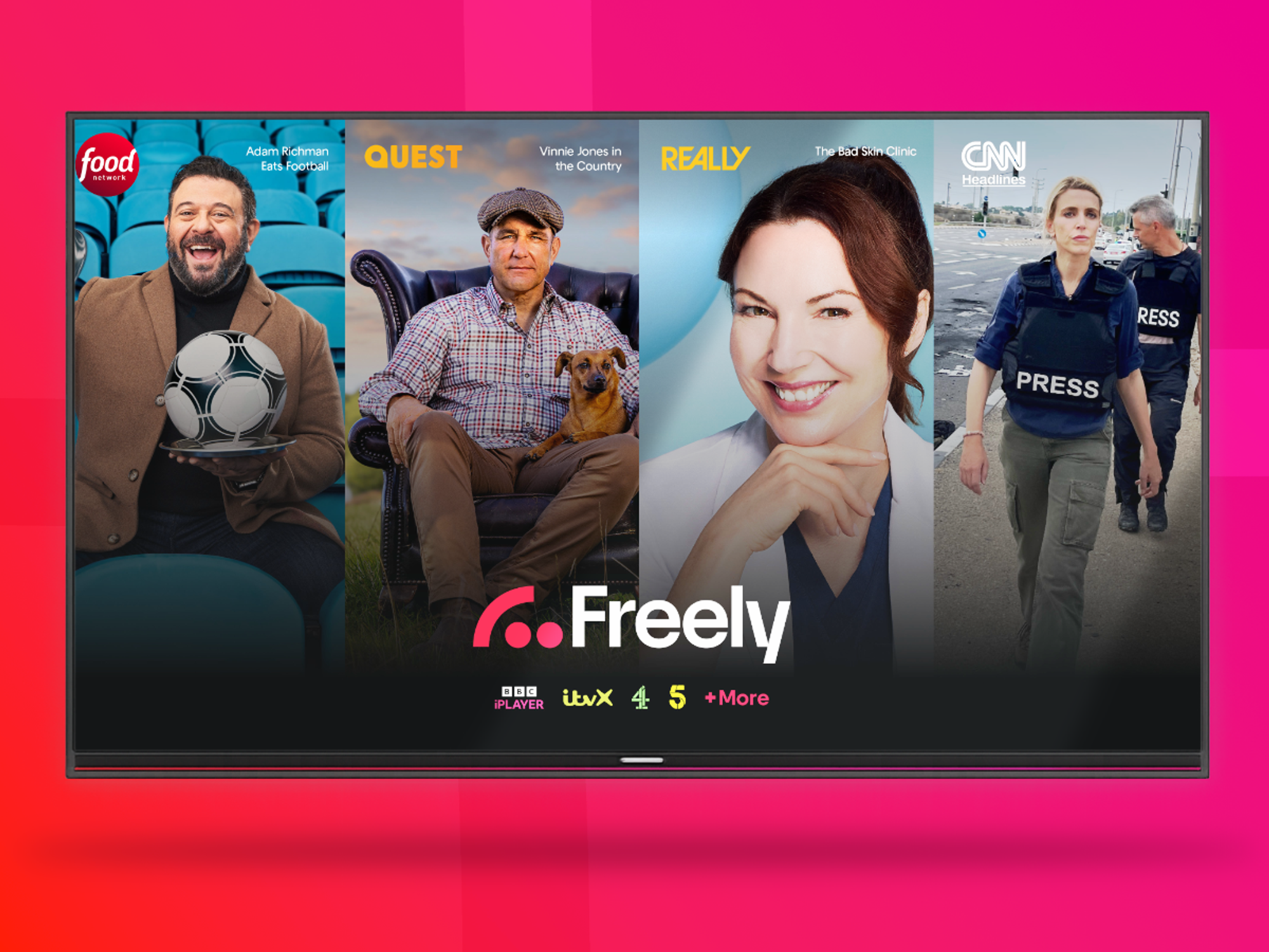 Upgrade to Freely TV and unlock 6 new channels soon, including one that used to cost money on Sky TV