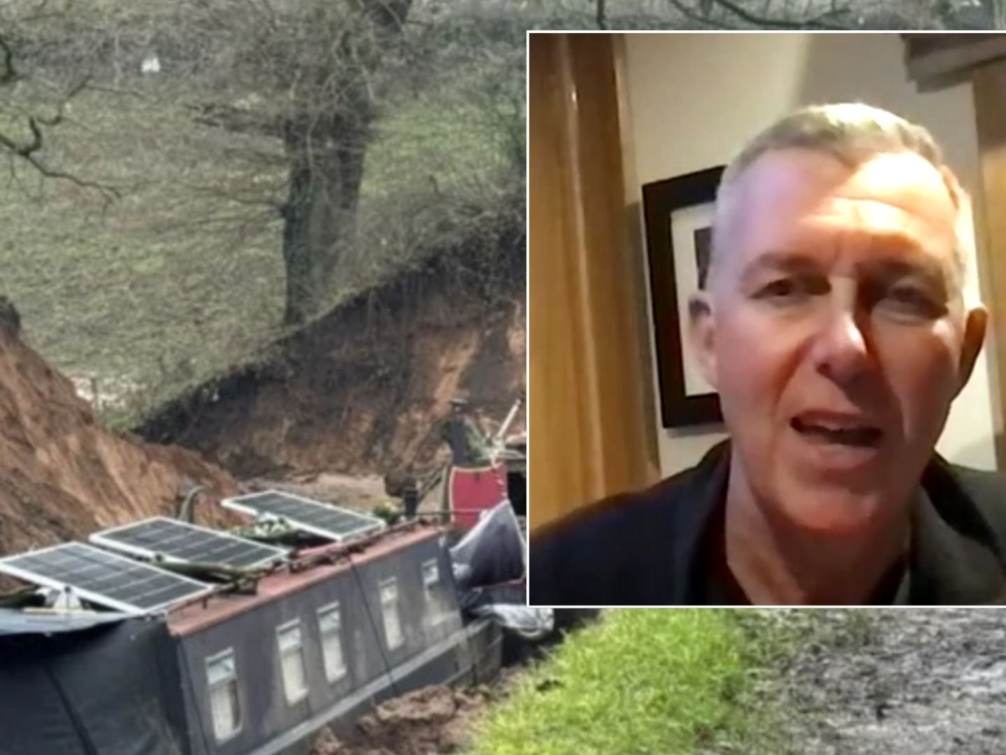 'Everything tipped over!' Local describes terrifying canal collapse as 'Christmas ruined'