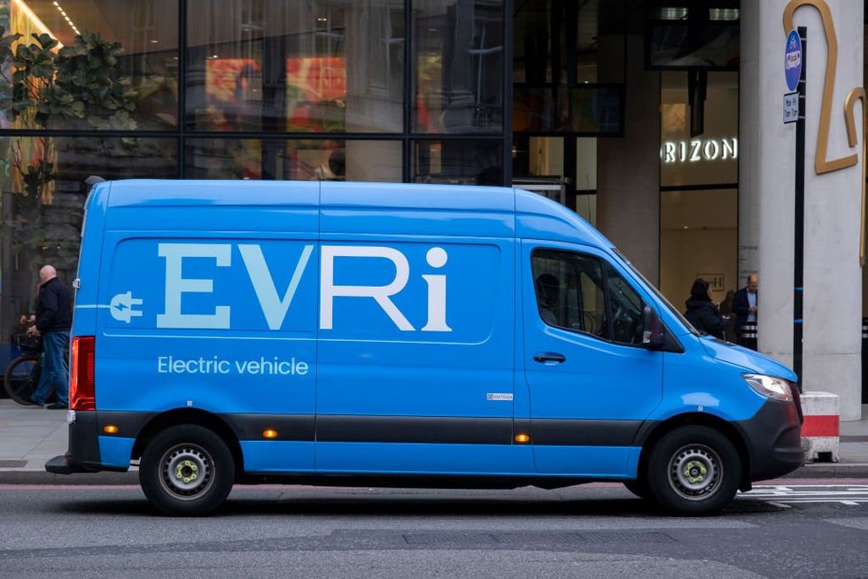 Evri delivery van