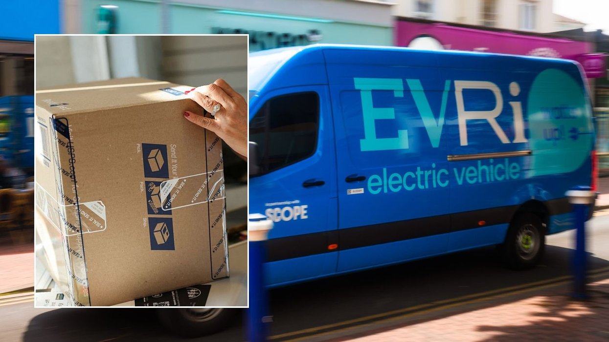 Evri van and parcel