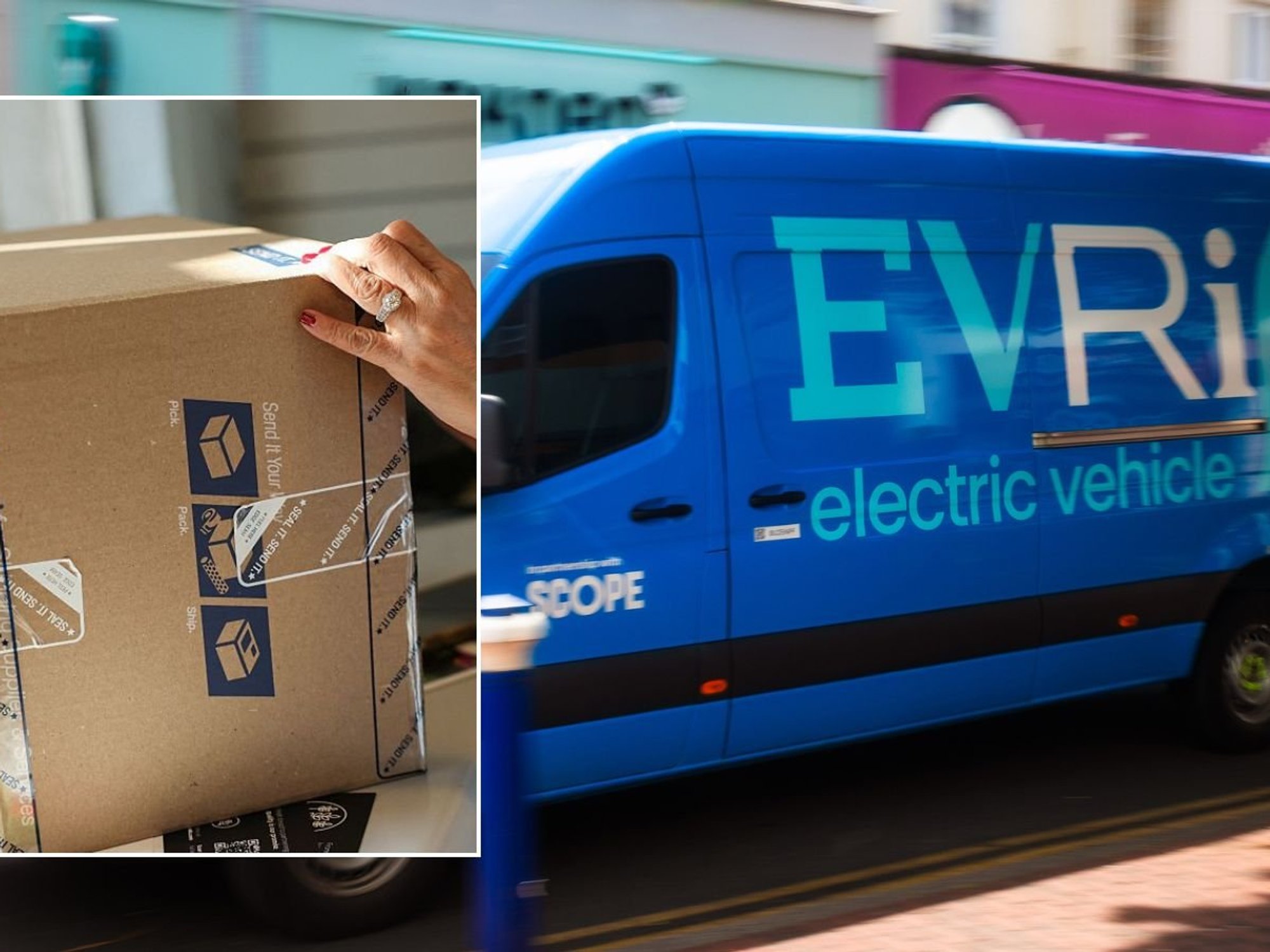 Evri van and parcel