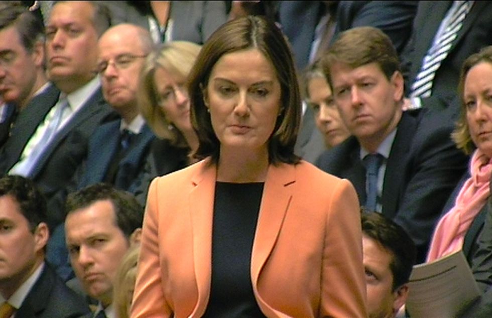 Ex-Tory MP Lucy Allan speaks in the House of Commons