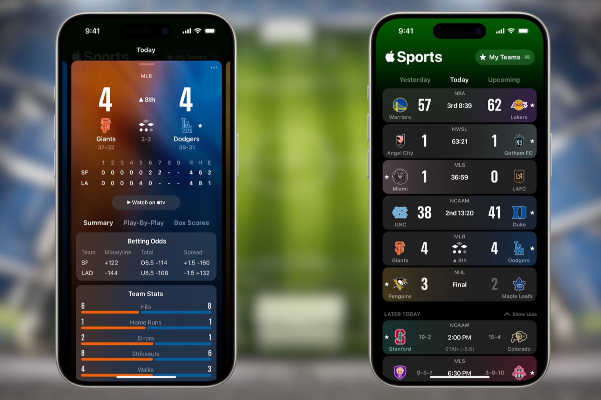 Free sports app for best sale iphone