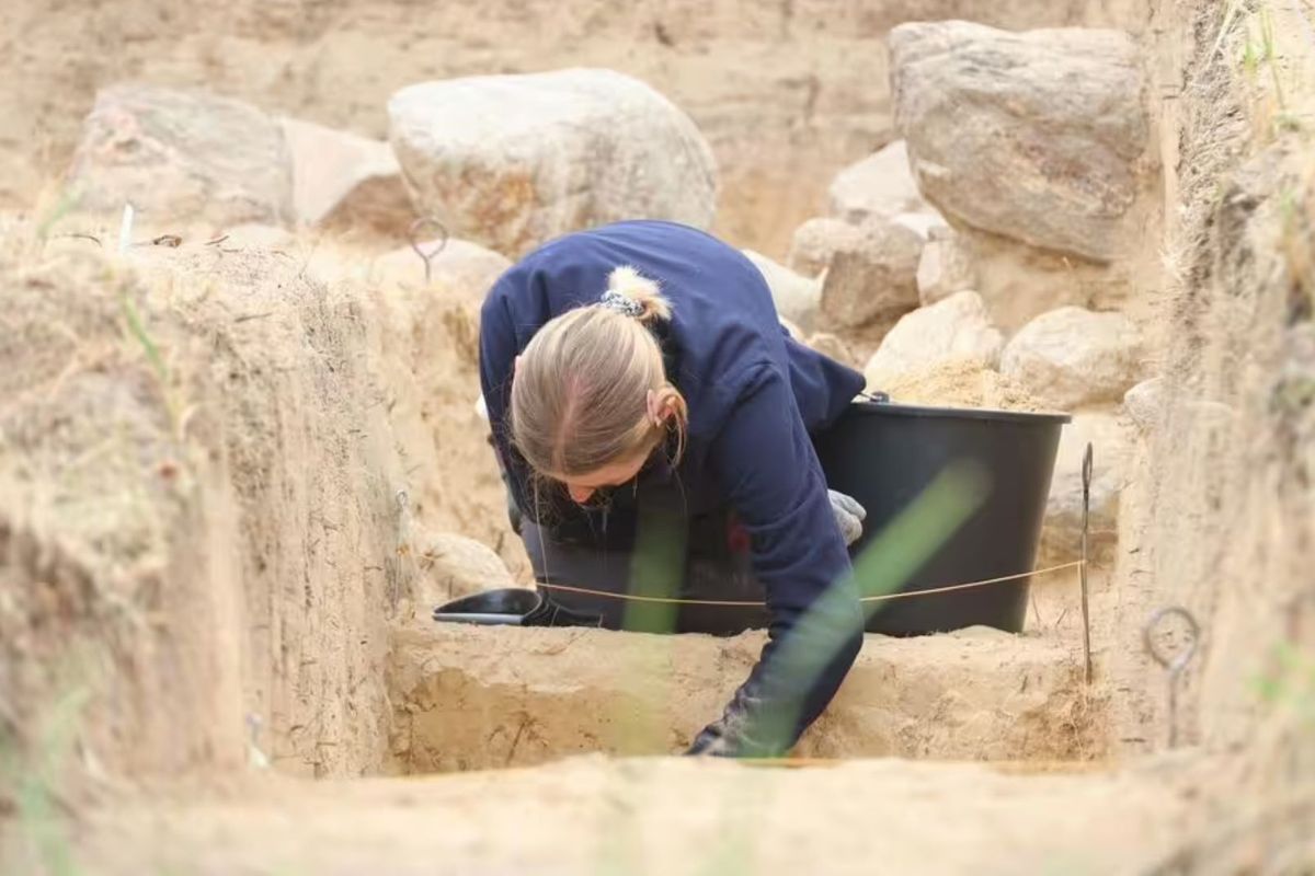 Excavation work in the area continues
