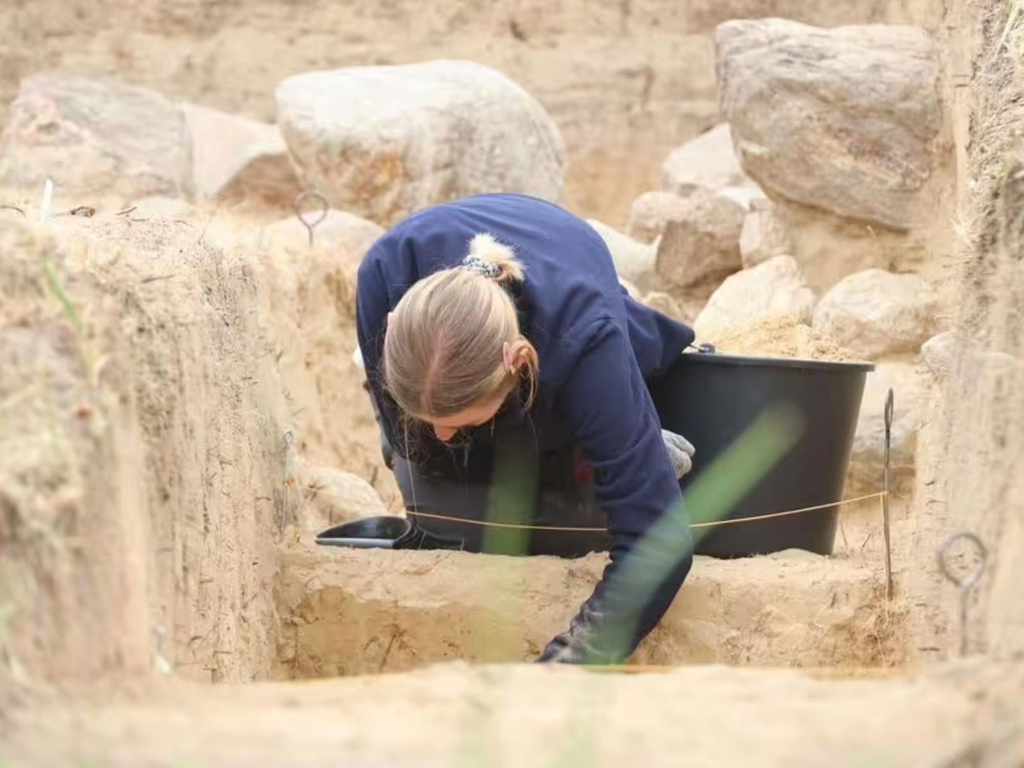 Excavation work in the area continues