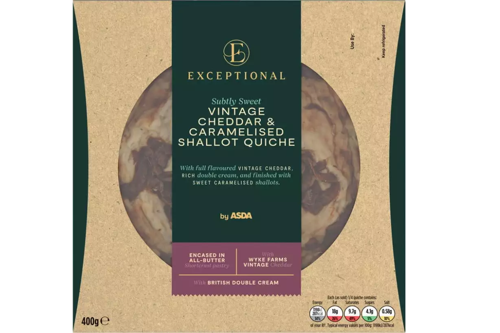 Exceptional by Asda quiche