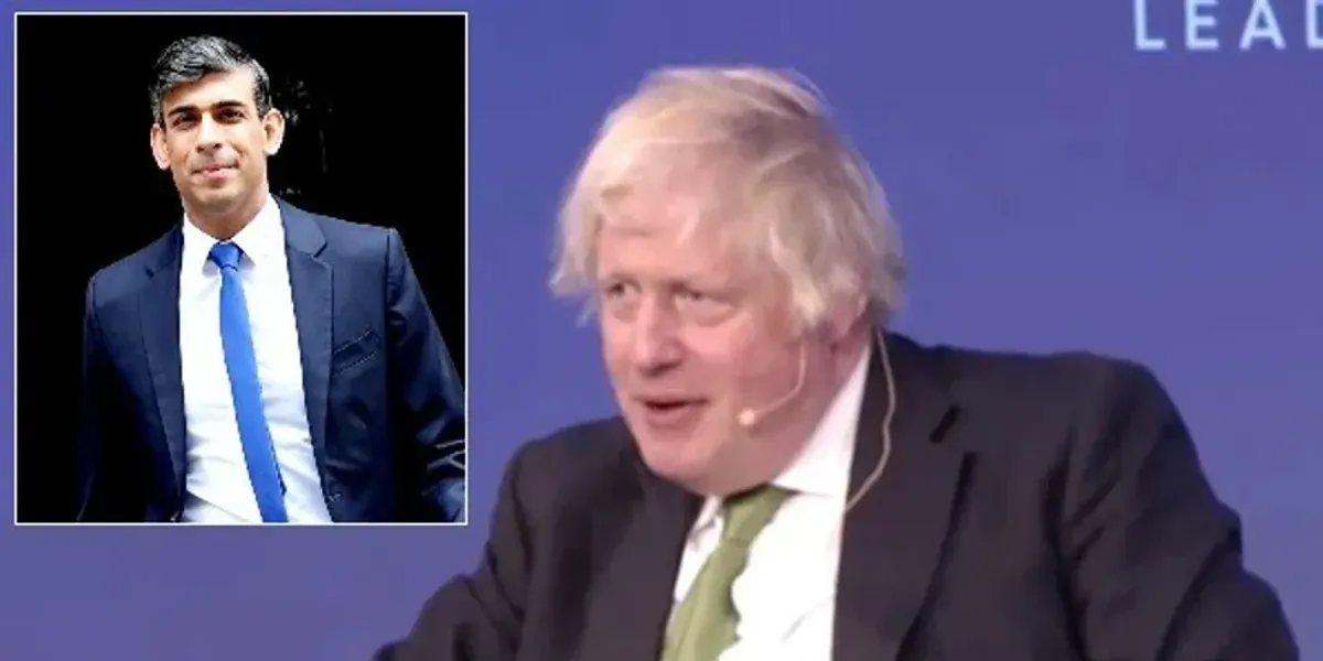 NextImg:'It's just mad!' Johnson blasts Sunak in scathing attack on 'absolutely nuts' policies