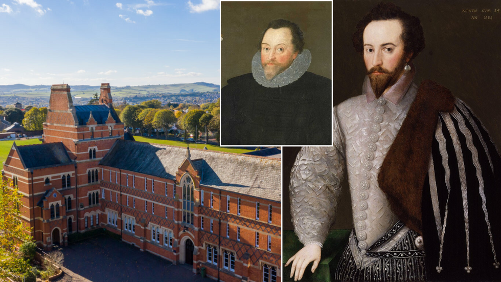Exeter School, Francis Drake, Walter Raleigh