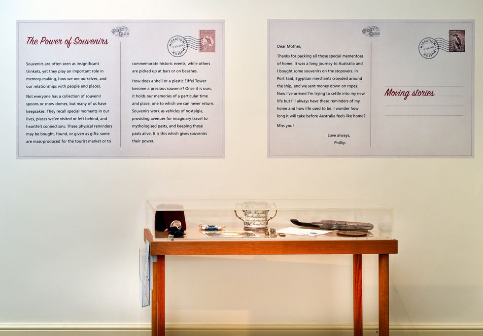 Exhibit from the Migration Museum