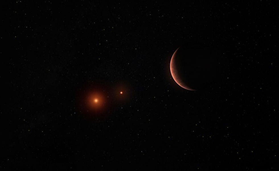 Exoplanet orbiting around two brown dwarfs