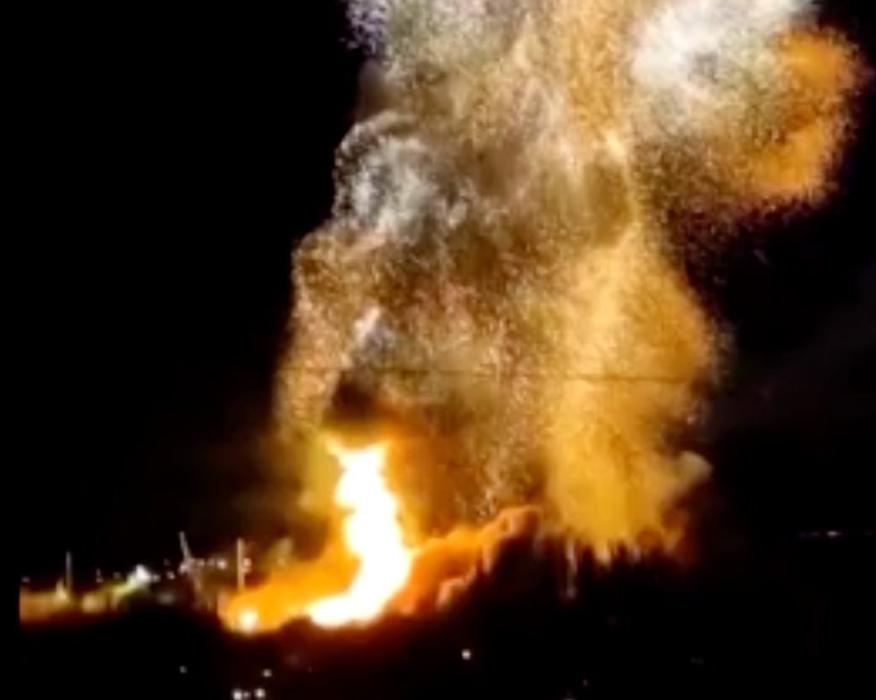 Explosion in crimea