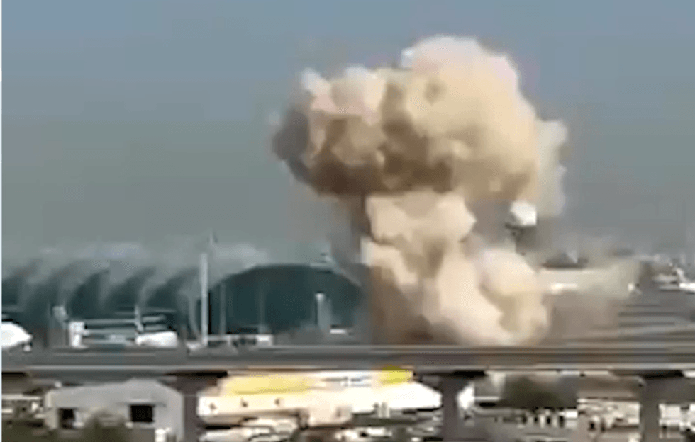 Explosion in Dubai