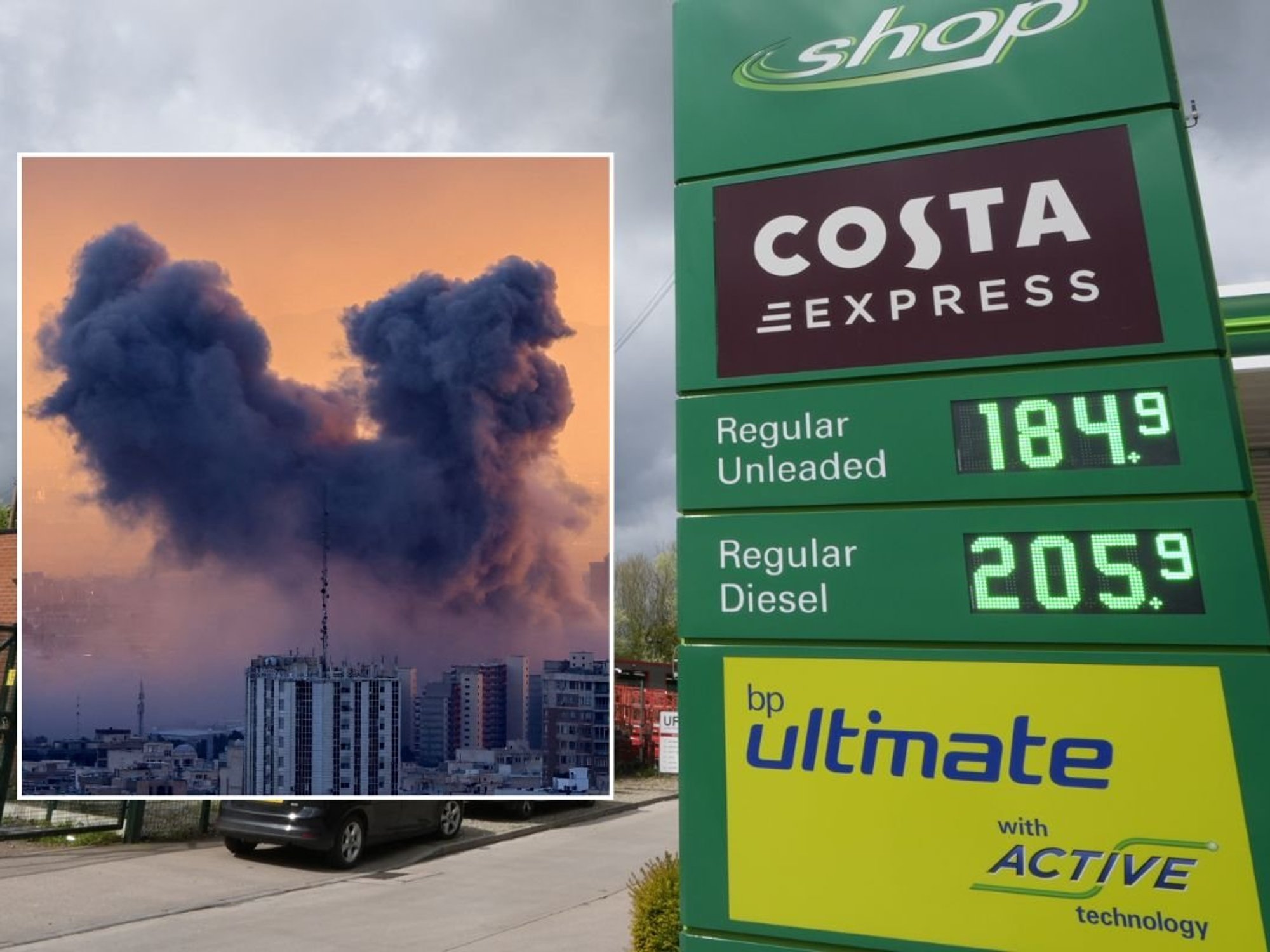 Explosion in Iran and expensive petrol and diesel prices