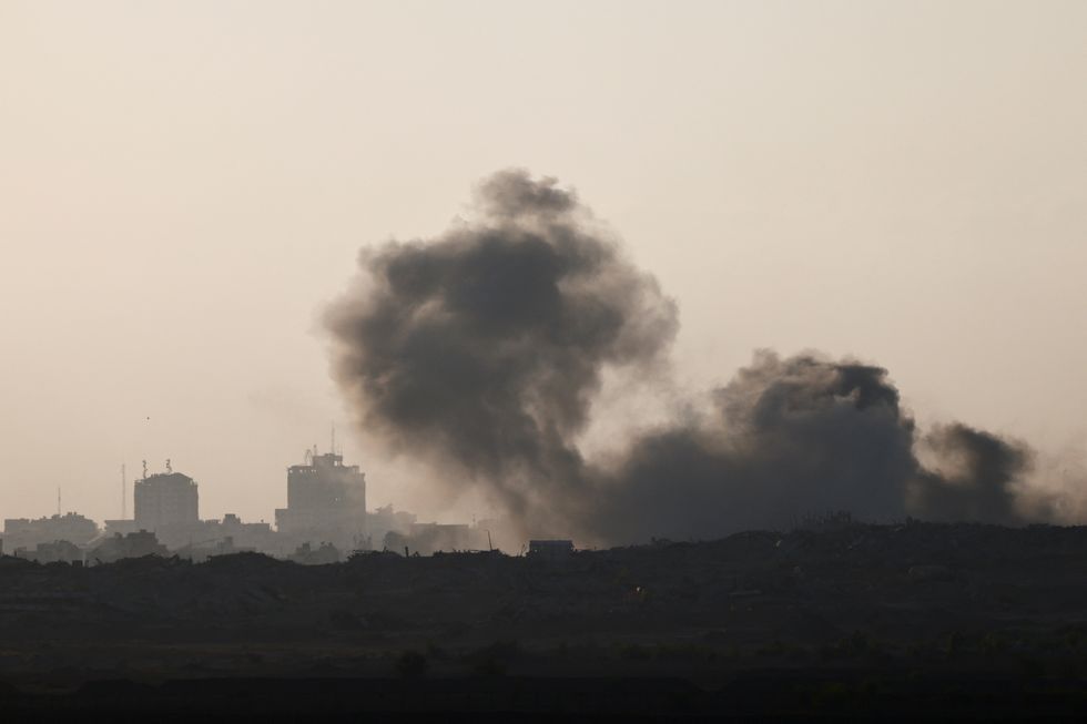 Explostions in Gaza