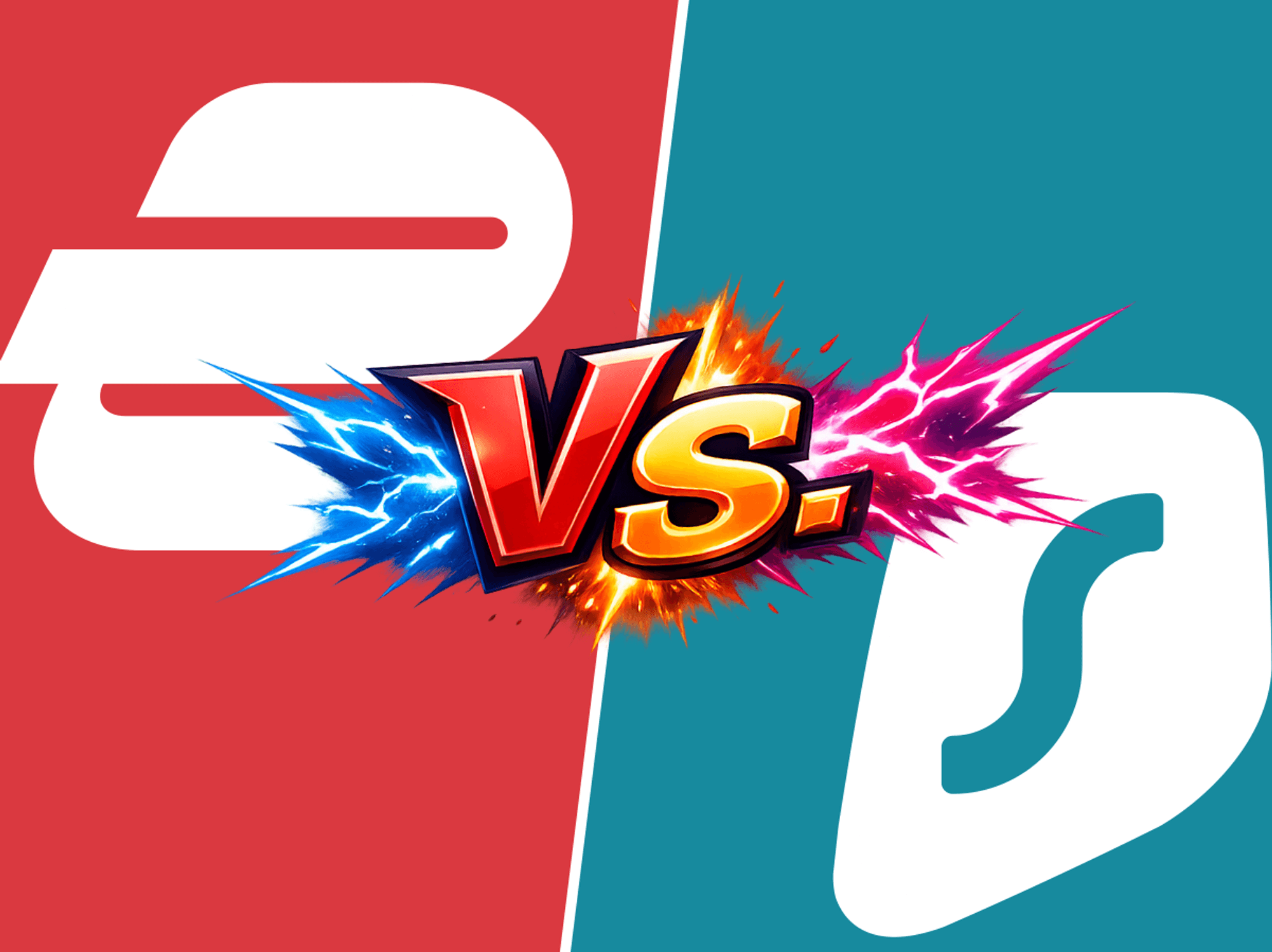 ExpressVPN and Surfshark logo