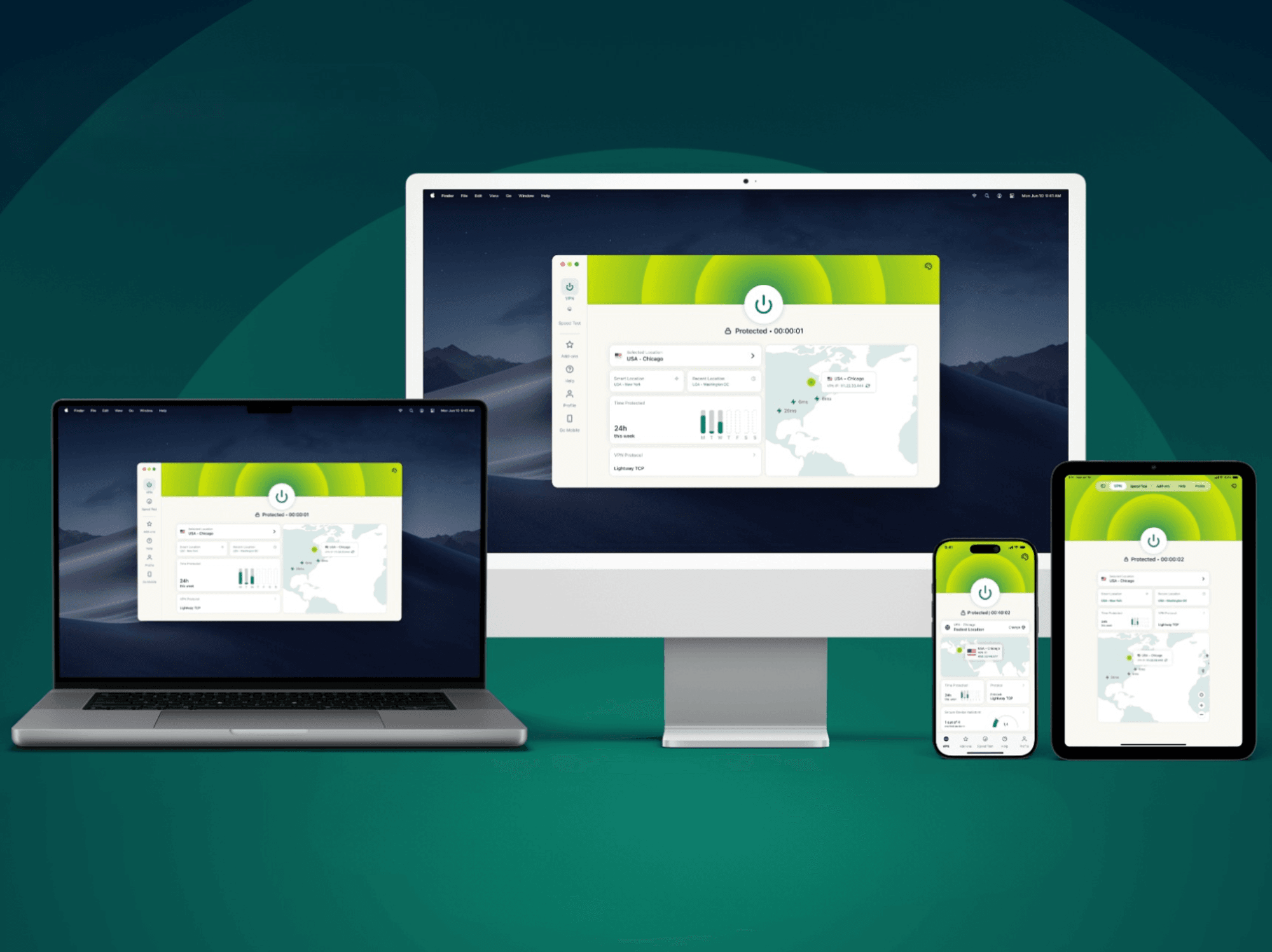 ExpressVPN installed across several devices