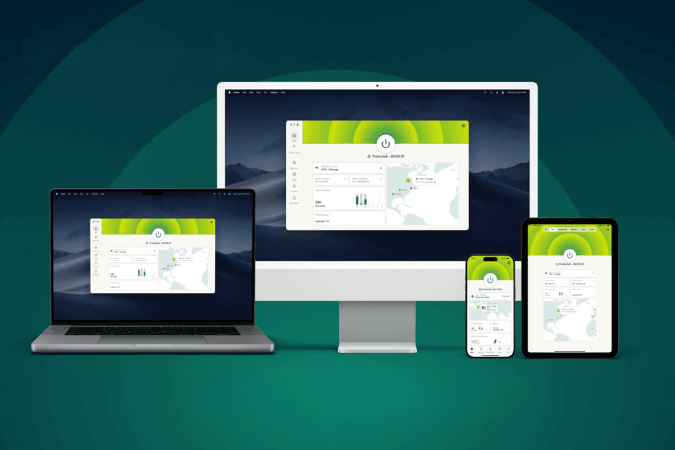 ExpressVPN installed across several devices