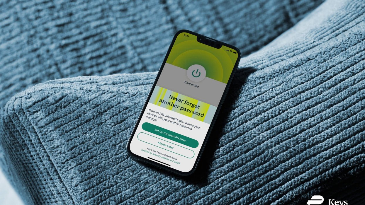 ExpressVPN screenshot on an iPhone
