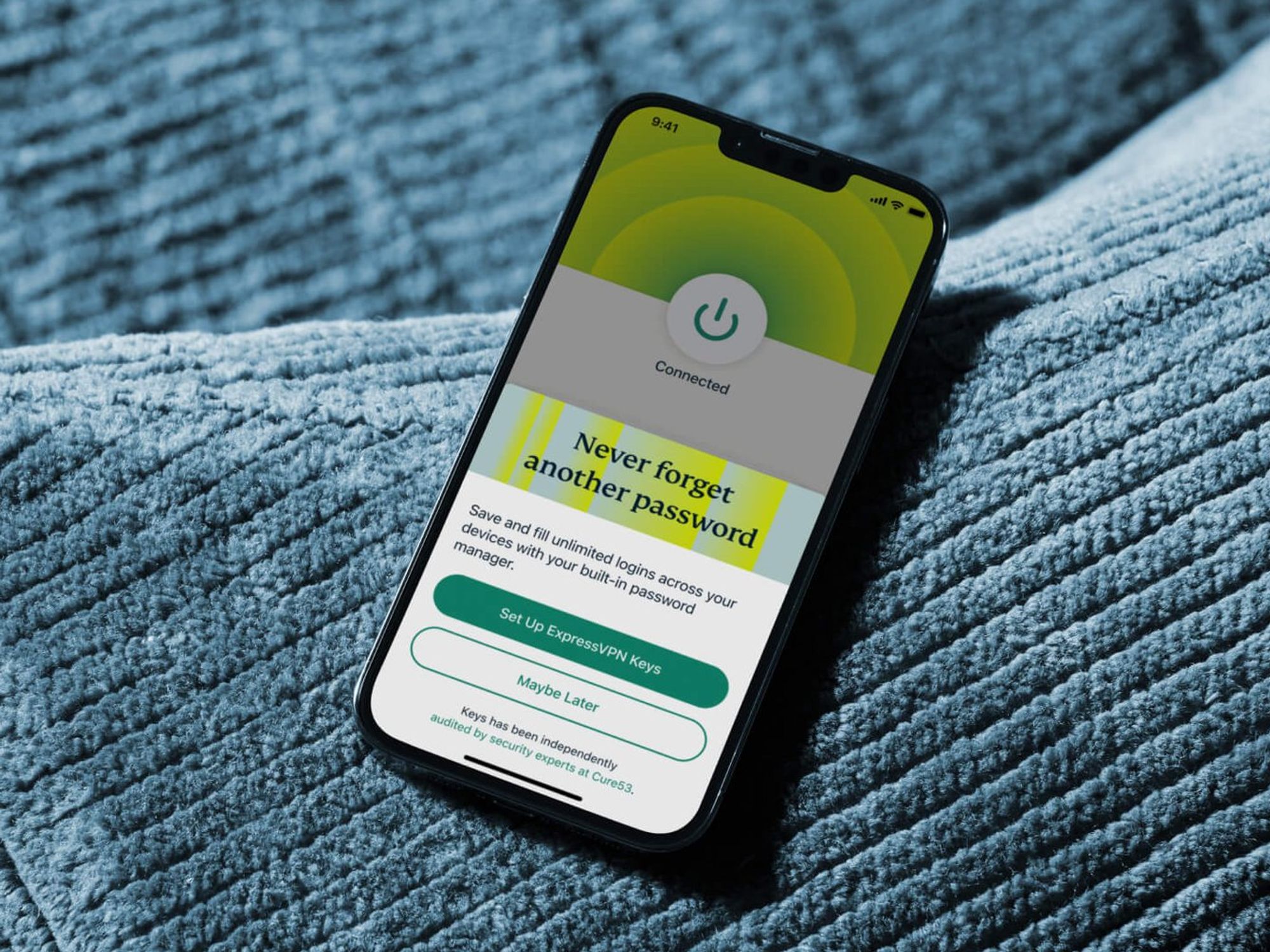 ExpressVPN screenshot on an iPhone