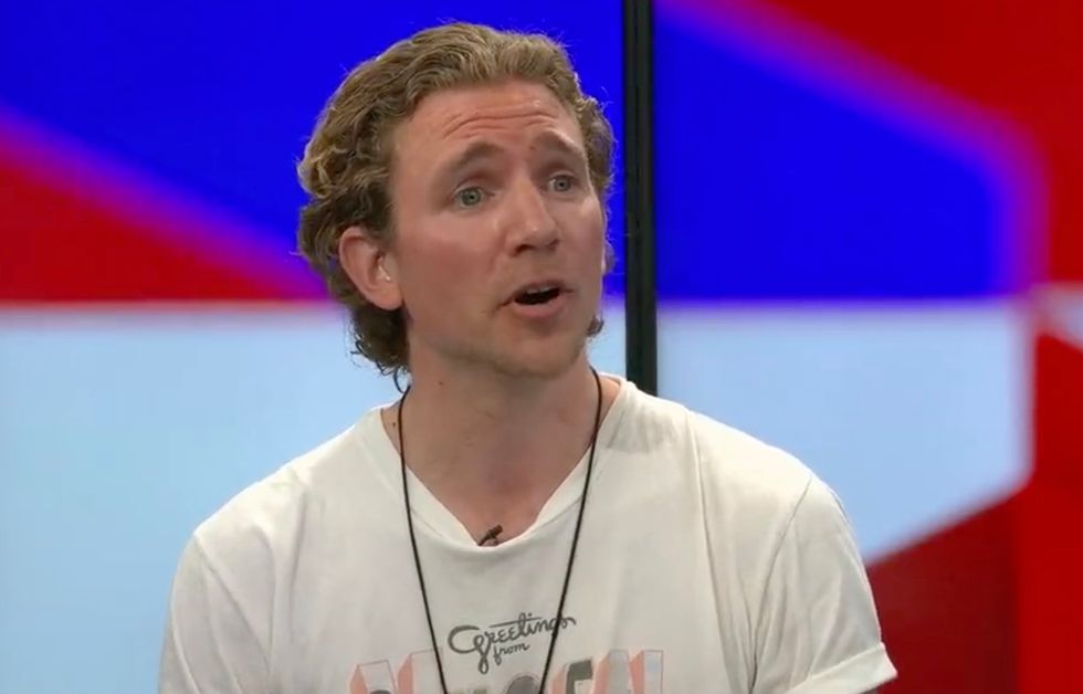 Extinction Rebellion protester Todd Smith speaking on GB News
