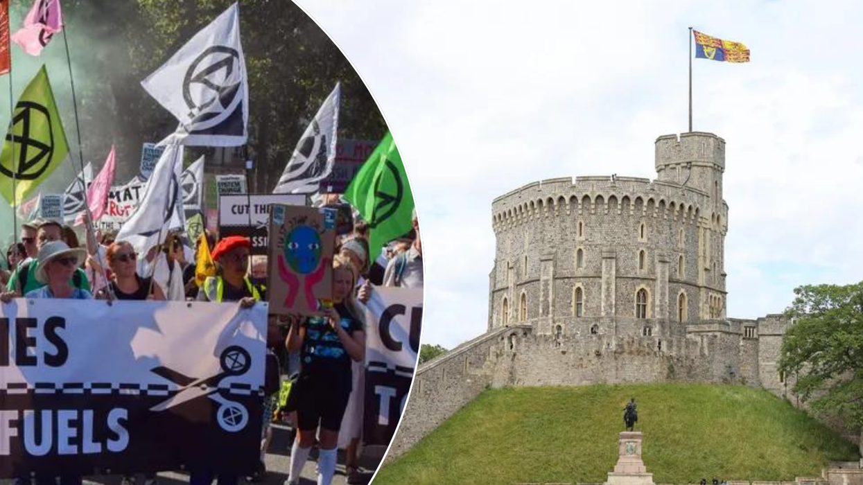 Extinction Rebellion protesters/Windsor Castle
