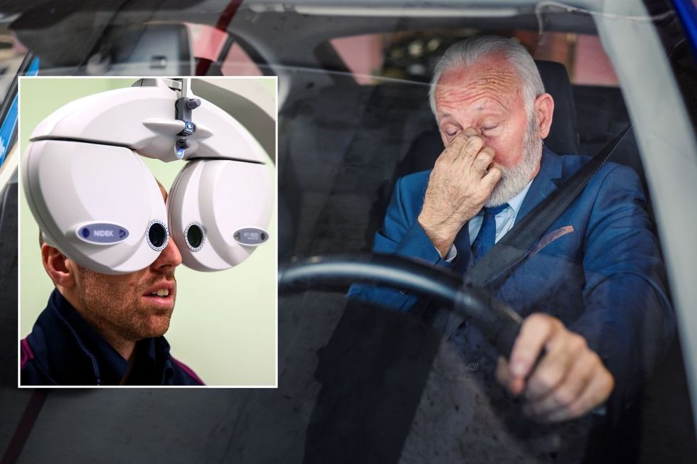 Eye test and an elderly driver