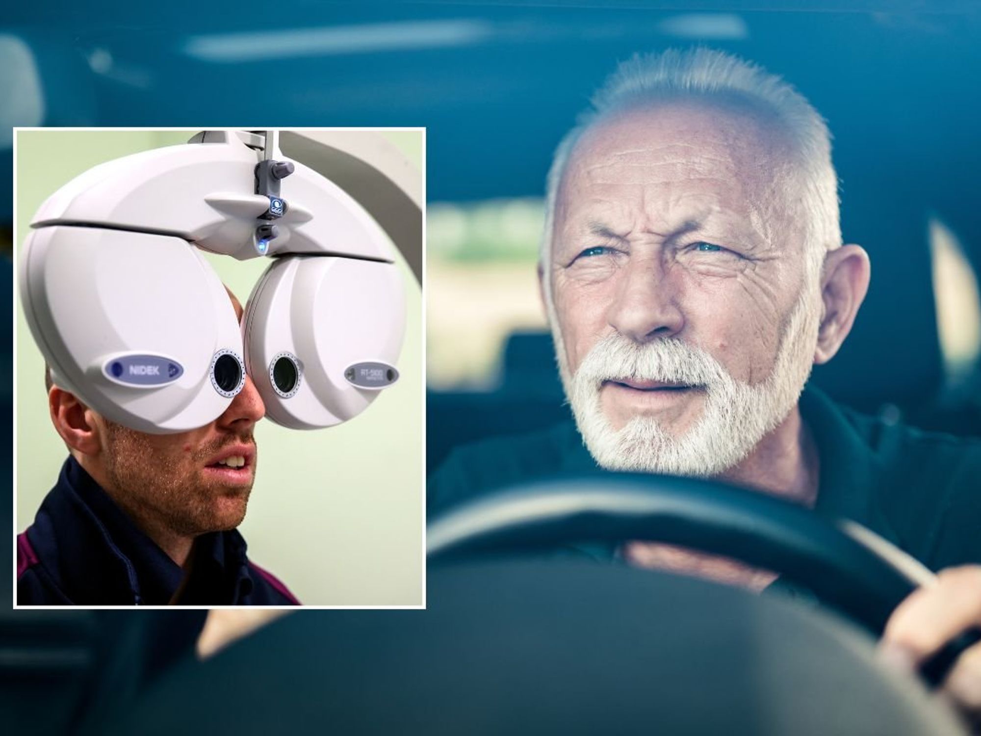 Eye test and an elderly driver