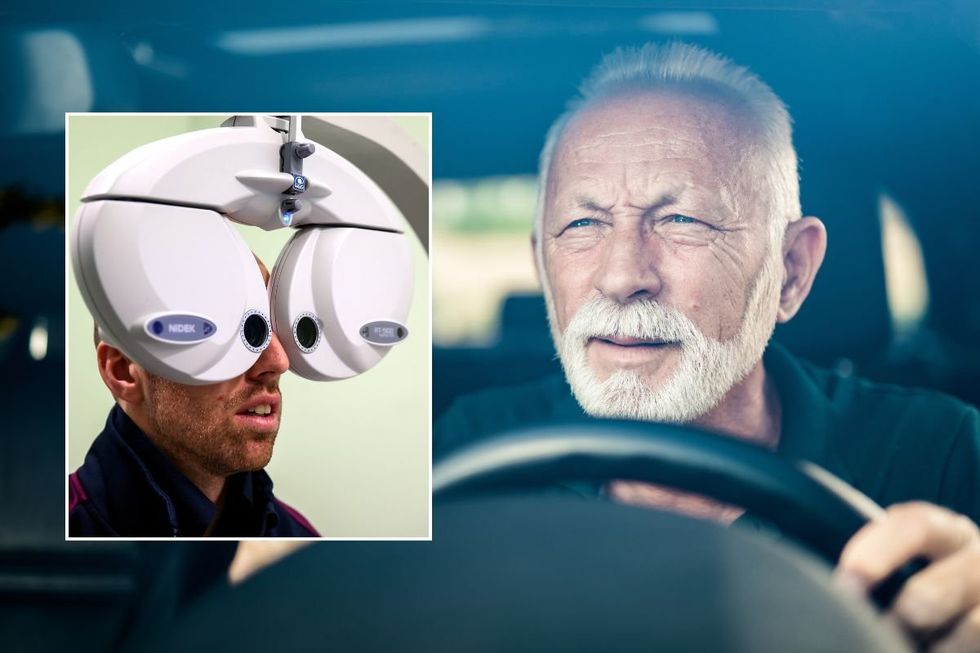 Eye test and an elderly driver