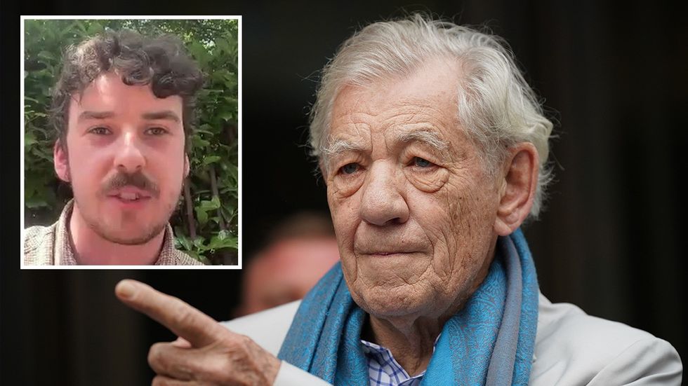 Eye witness and Sir Ian McKellen