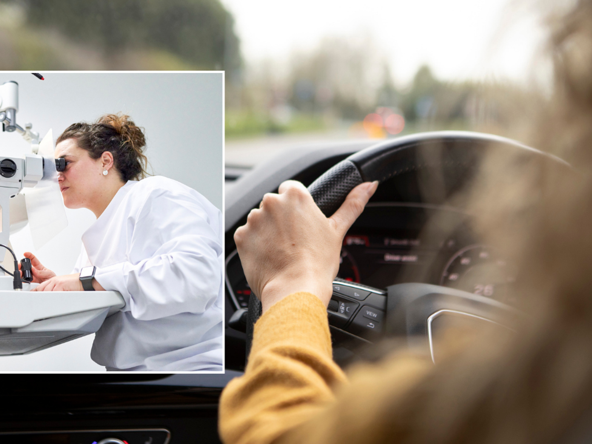 Eyesight and distracted driving